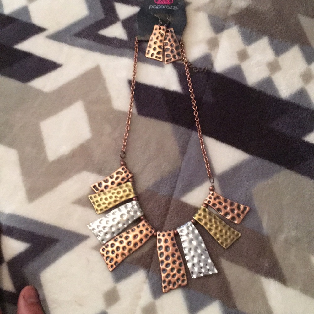 Necklace with earrings